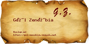 Gál Zenóbia névjegykártya